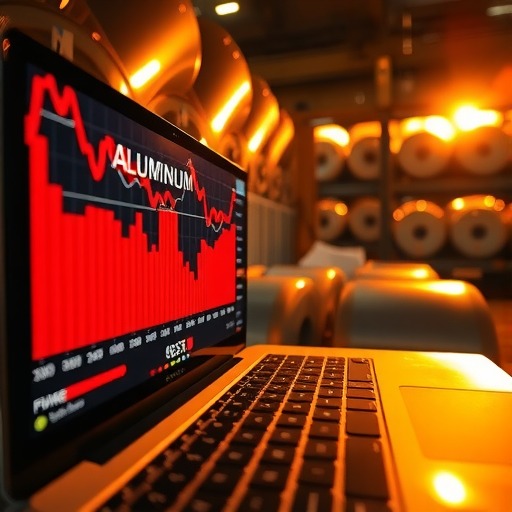 沪铝期货全线飘红 主力合约涨超0.8%创