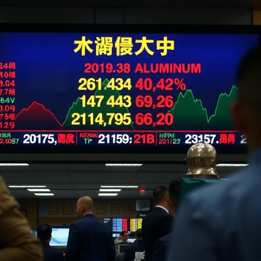 沪铝期货合约集体上涨，主力合约涨幅显著