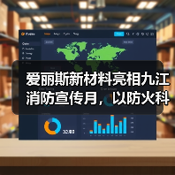 爱丽斯新材料亮相九江消防宣传月，以防火科技践行社会责任
