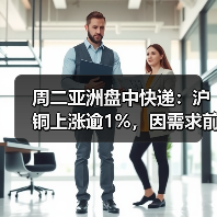 周二亚洲盘中快递：沪铜上涨逾1%，因需求前景乐观（图3）