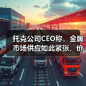 托克公司CEO称，金属市场供应如此紧张，价格可能飙升