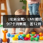（伦敦金属）LME期铜创7个月新高，因12月份美国消费者价格意外下滑