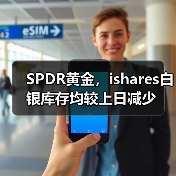 SPDR黄金，ishares白银库存均较上日减少（图3）