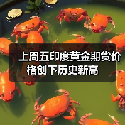 上周五印度黄金期货价格创下历史新高（图3）