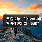 负增长年：2012年中国紧固件进出口“账单”