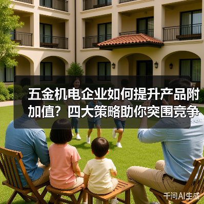 五金机电企业如何提升产品附加值？四大策略助你突围竞争（图3）