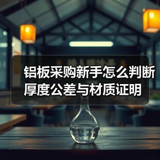 铝板采购新手怎么判断厚度公差与材质证明