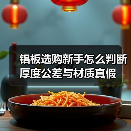 铝板选购新手怎么判断厚度公差与材质真假